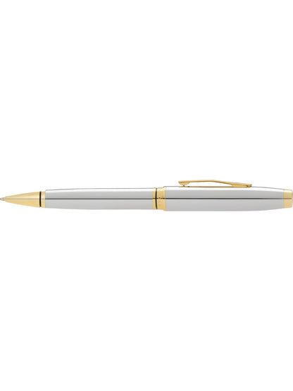 Coventry Polished Chrome with Gold-Tone Ballpoint Pen