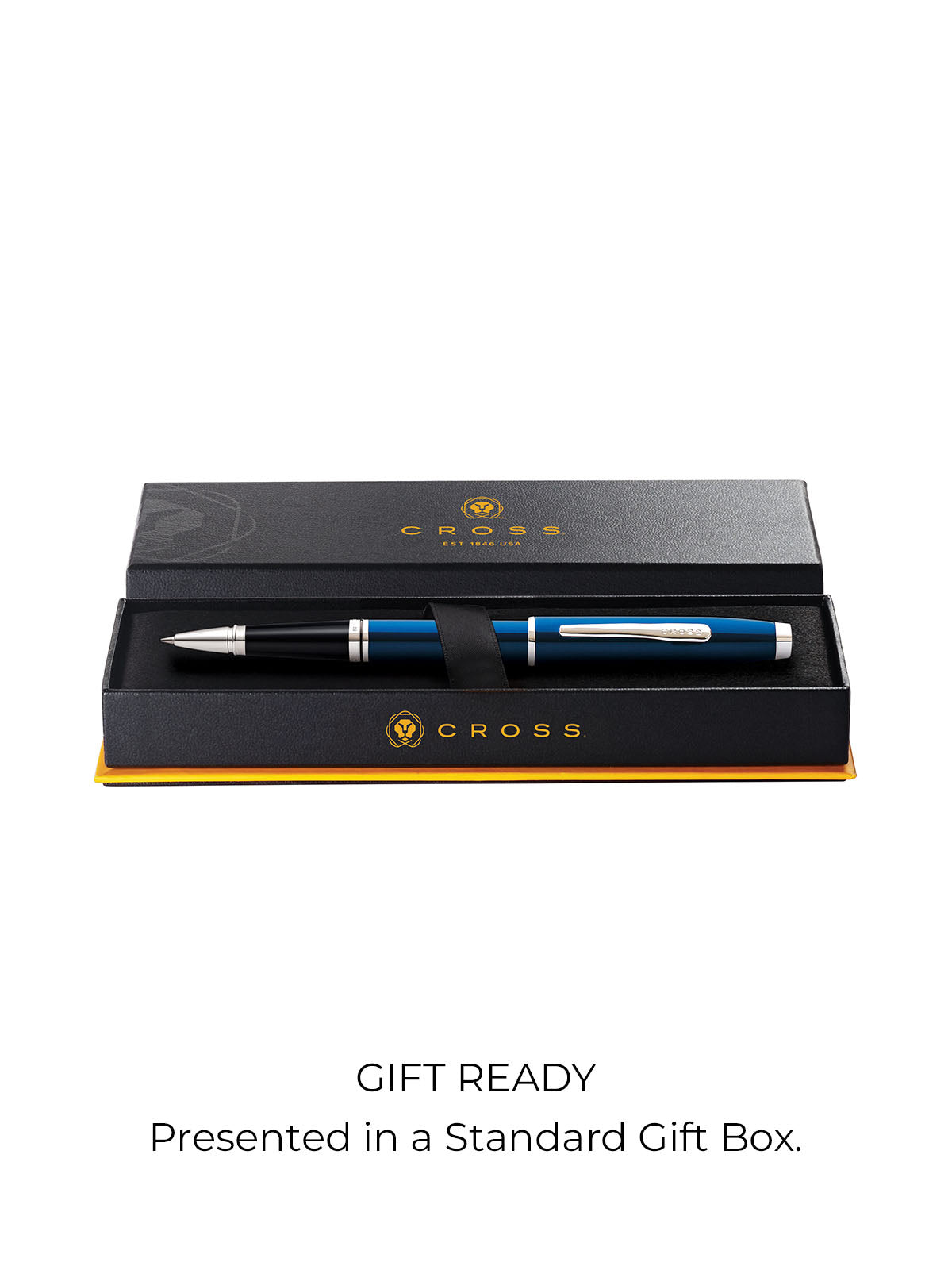 Coventry Blue Lacquer Rollerball Pen