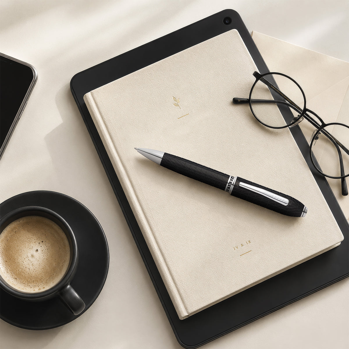 Peerless™ Citizen Tokyo Satin Black with Platinum-plated Appointments Ballpoint Pen