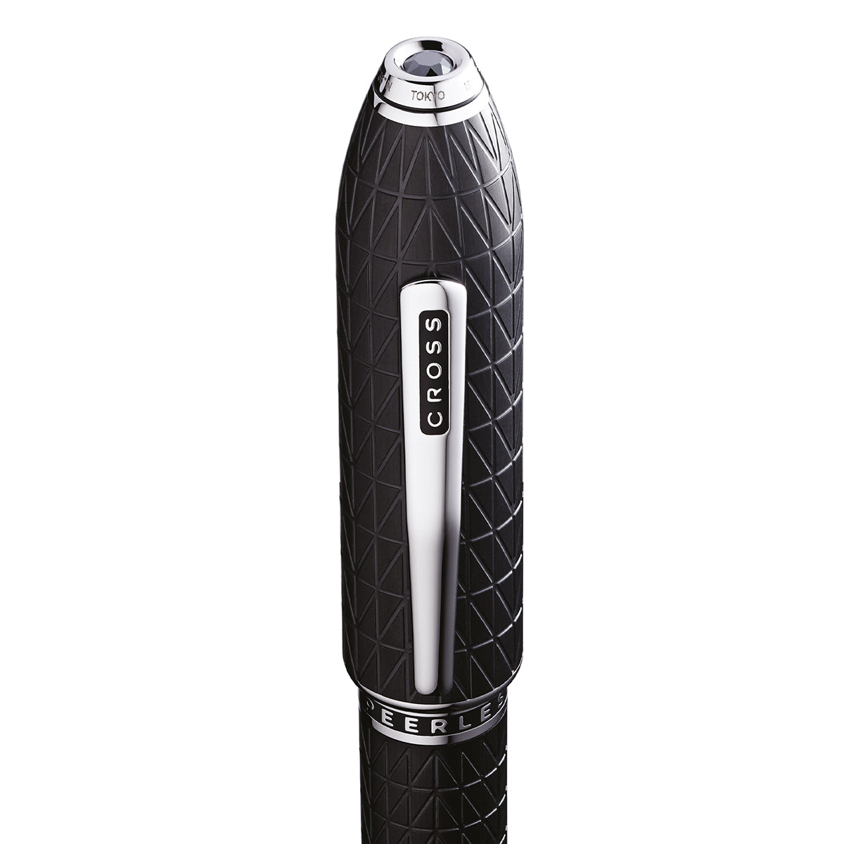Peerless™ Citizen Tokyo Satin Black with Platinum-plated Appointments Selectip® Rollerball Pen