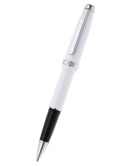 Lume Porcelain White with Polished Chrome Appointments Ballpoint Pen