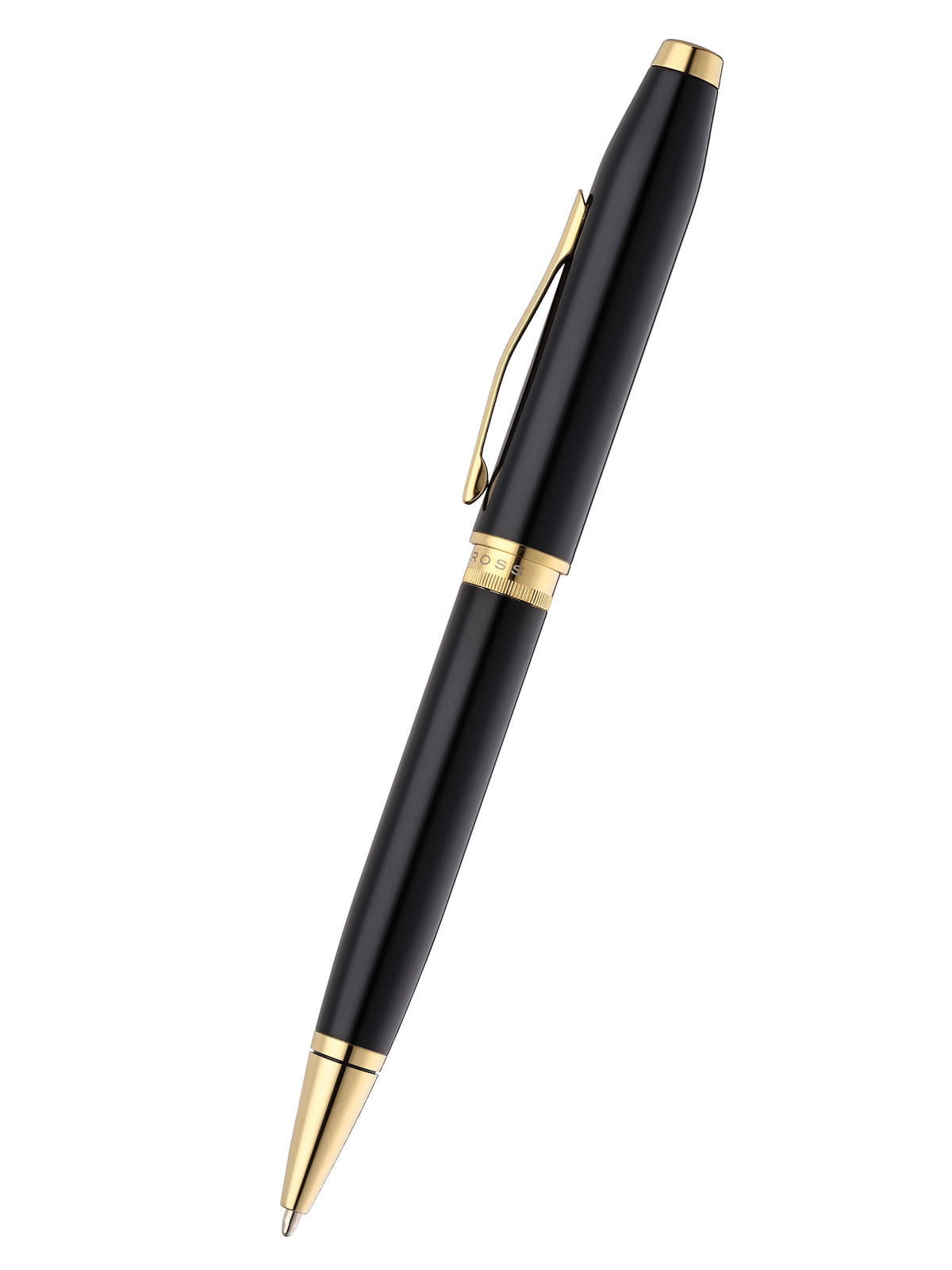 Cross Foundry Glossy Black Lacquer with PVD Gold Appointments
