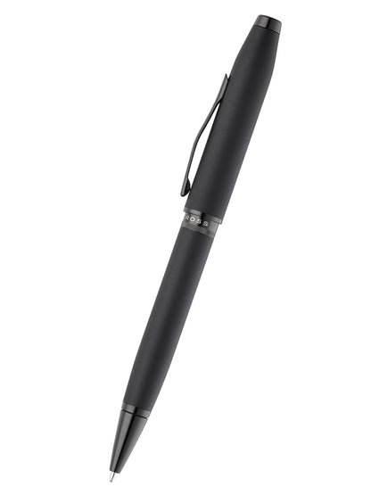 Foundry Matte Black Lacquer with PVD Black Appointments Ballpoint Pen