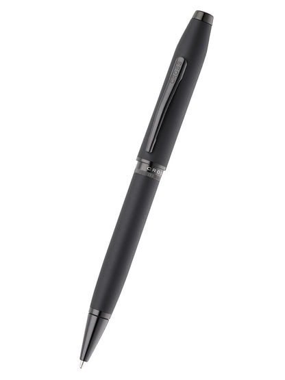 Foundry Matte Black Lacquer with PVD Black Appointments Ballpoint Pen