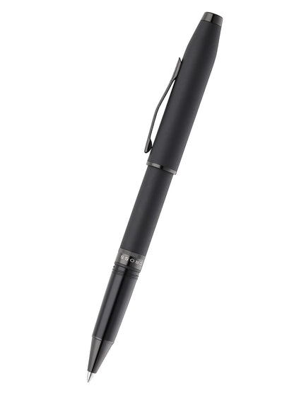 Foundry Matte Black Lacquer with PVD Black Appointments Rollerball Pen