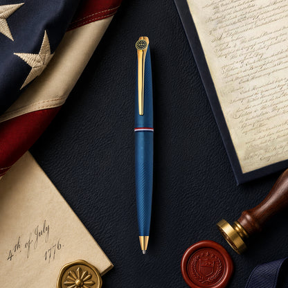 ATX® Americana Blue PVD with Gold-Tone PVD Appointments Ballpoint Pen
