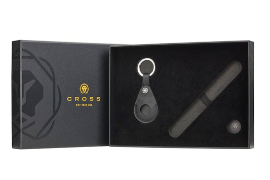 Black Smart Tracker Key Chain Gift Bundle