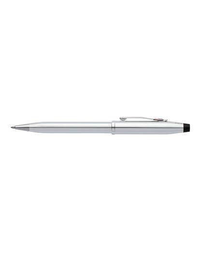 Century II Lustrous Chrome Ballpoint with American Flag Emblem