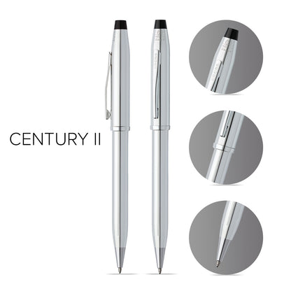 Century® II Lustrous Chrome Ballpoint Pen