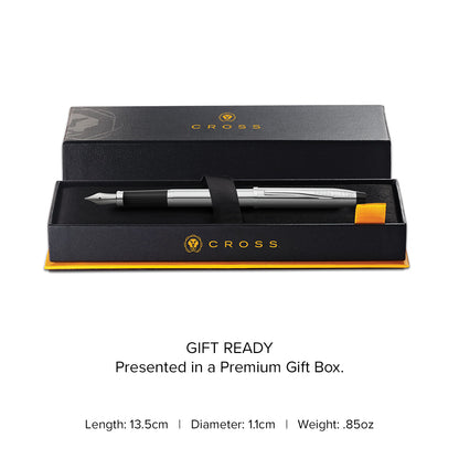 Century® II Lustrous Chrome Medium Nib Fountain Pen