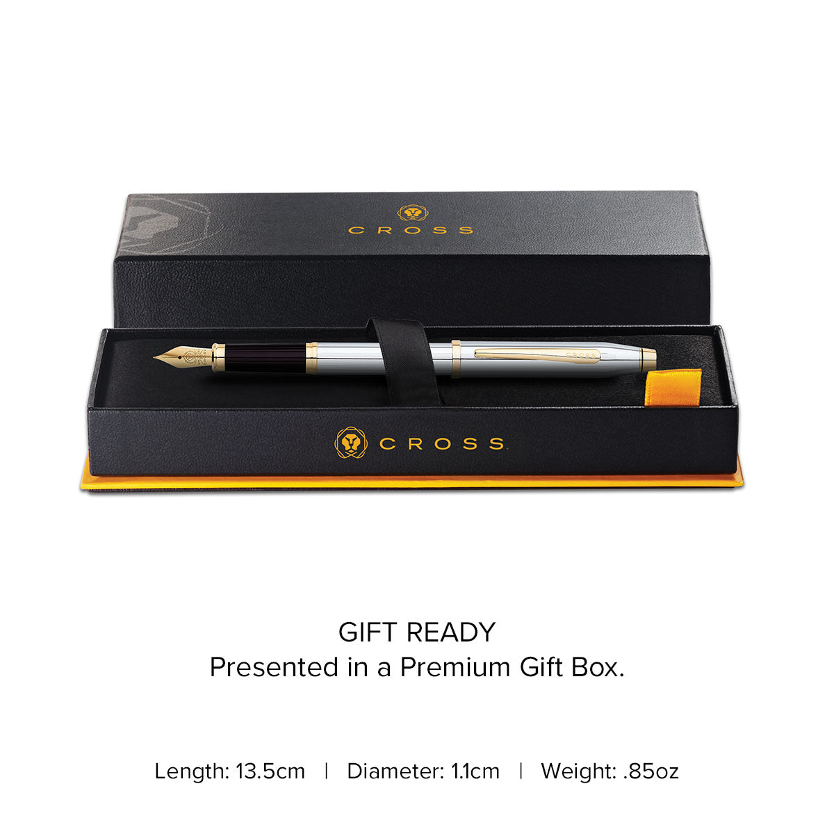 Century® II Medalist® Gold Plated Medium Nib Fountain Pen