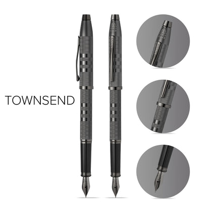 Century® II Midnight Black Fine Nib Fountain Pen