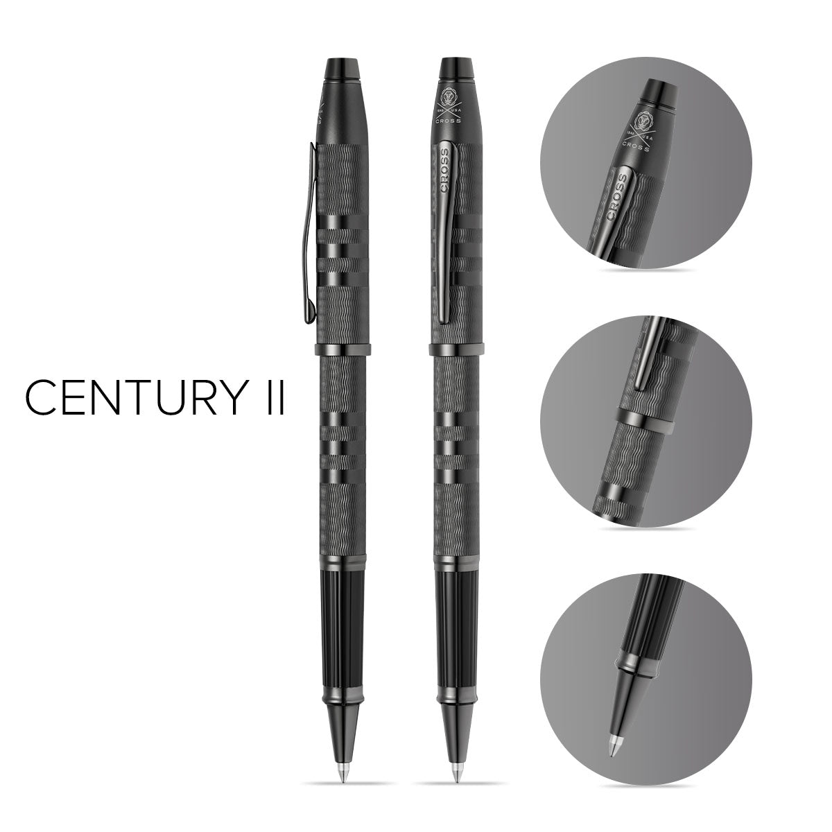 Century® II Midnight Black Rollerball Pen