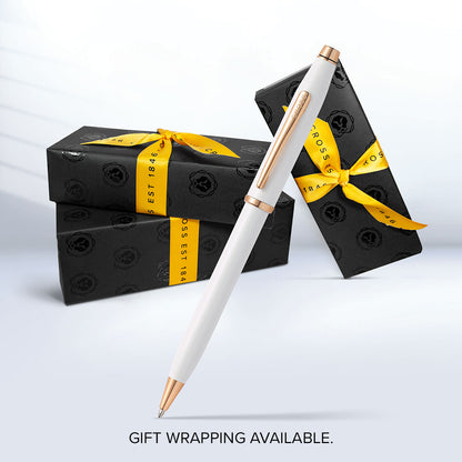Century® II Pearlescent White Lacquer Ballpoint Pen