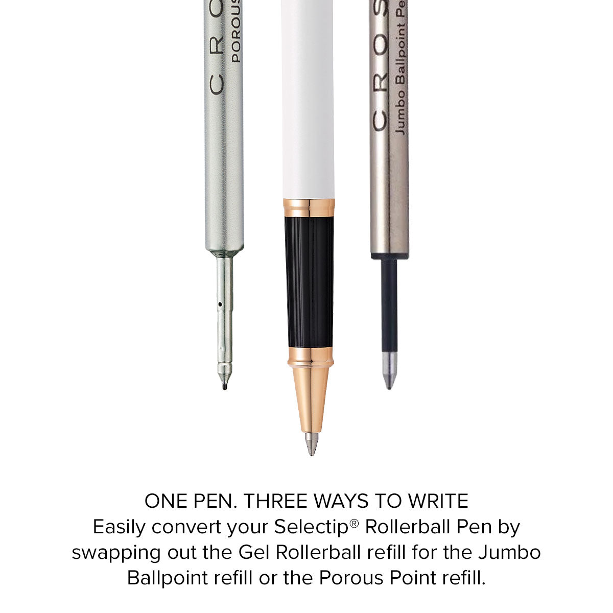 Century II Rollerball Pen in Pearlescent White | Shop Now – A.T. Cross