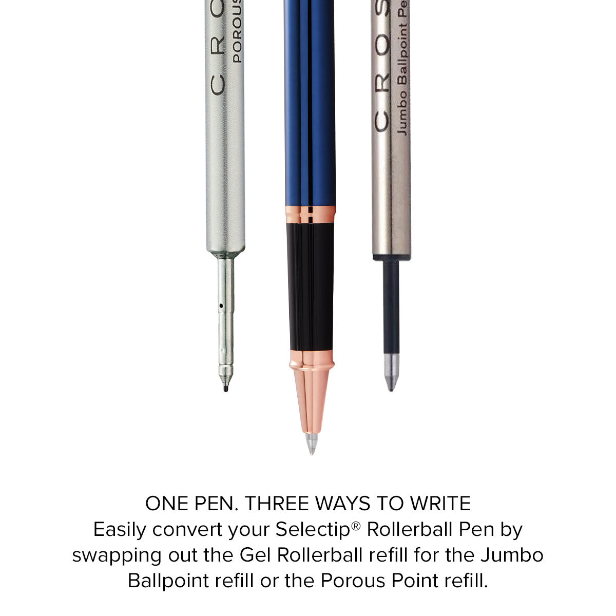 Century® II Translucent Cobalt Blue Lacquer Rollerball Pen