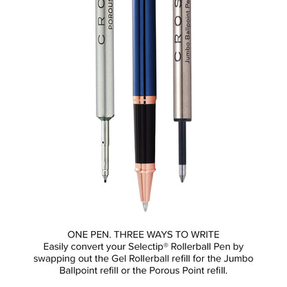 Century® II Translucent Cobalt Blue Lacquer Rollerball Pen