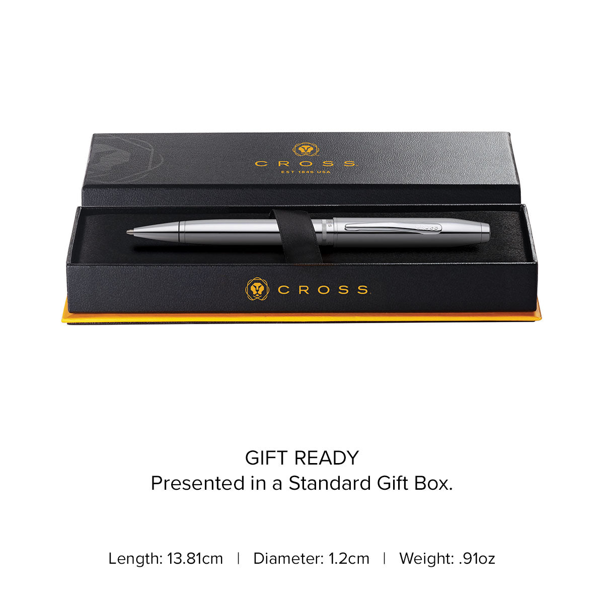 Foundry Polished Chrome with Polished Chrome Appointments Ballpoint Pen