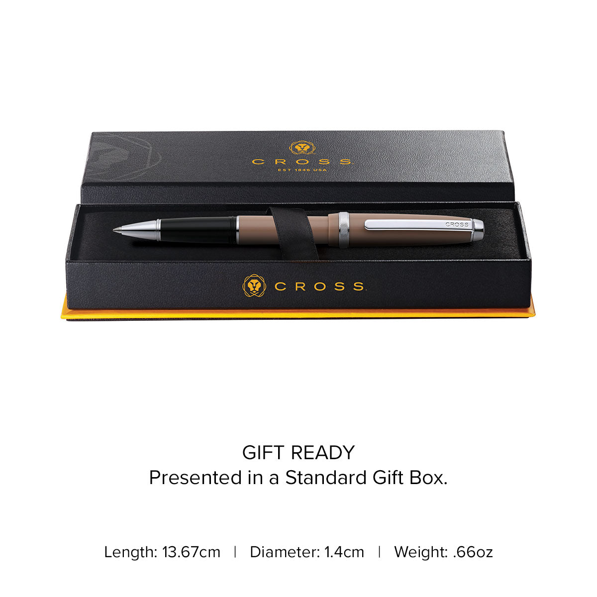Lume Mocha with Polished Chrome Appointments Ballpoint Pen