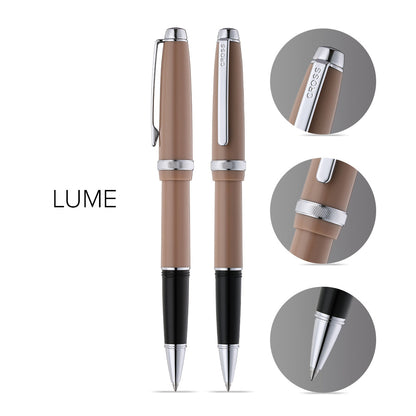 Lume Mocha with Polished Chrome Appointments Ballpoint Pen