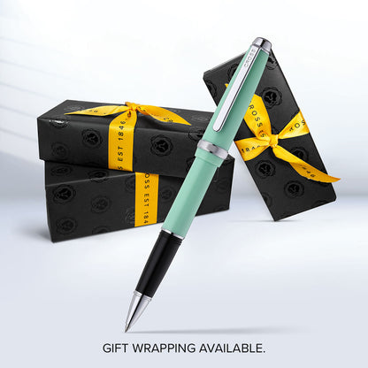 Lume Seafoam with Polished Chrome Appointments Rollerball Pen