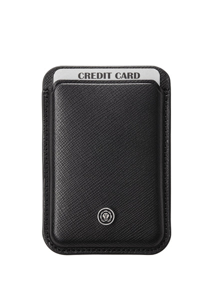 Black cardholder with 'Credit Card' label on a white background