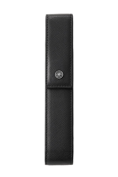 Classic Black Leather Magnetic Single Pen Case – A.T. Cross