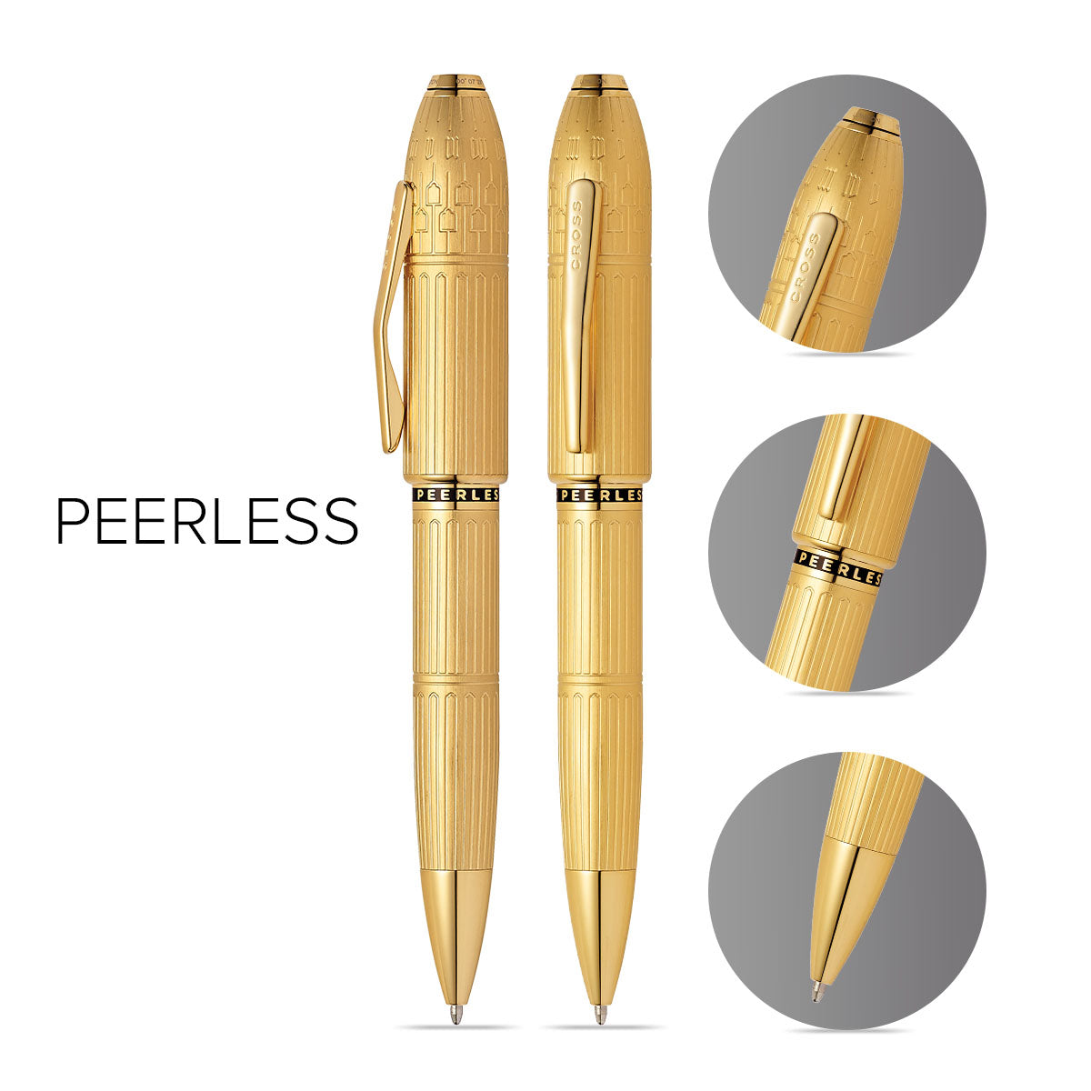Peerless™ Citizen London 23KT Gold Plate with 23KT Gold-plated Appointments Ballpoint Pen