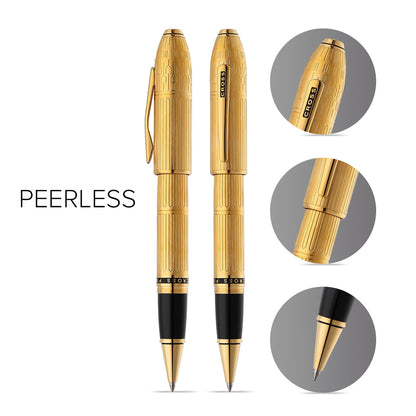 Peerless™ Citizen London 23KT Gold Plate with 23KT Gold-plated Appointments Selectip® Rollerball Pen