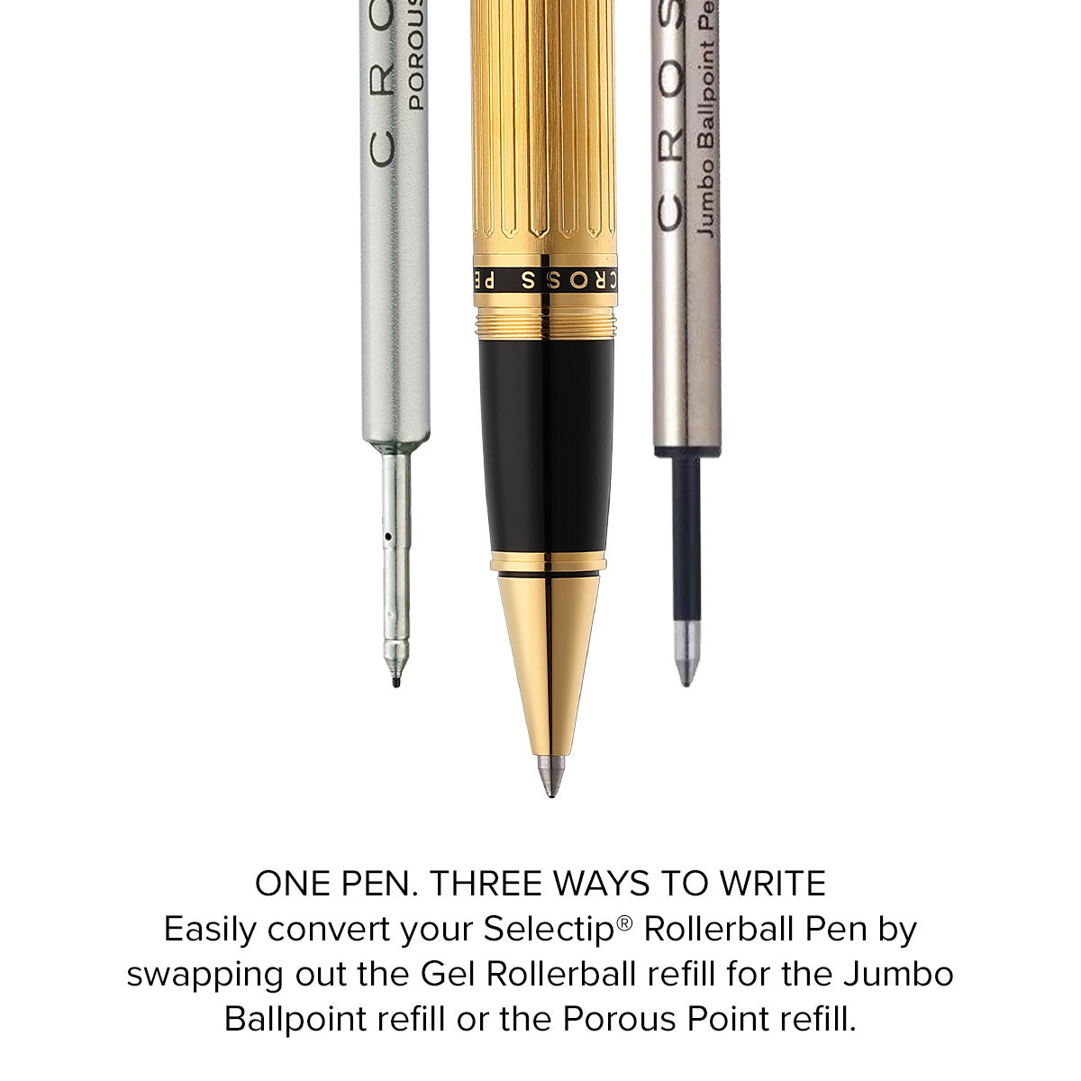 Peerless™ Citizen London 23KT Gold Plate with 23KT Gold-plated Appointments Selectip® Rollerball Pen