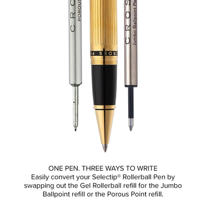 Peerless™ Citizen London 23KT Gold Plate with 23KT Gold-plated Appointments Selectip® Rollerball Pen