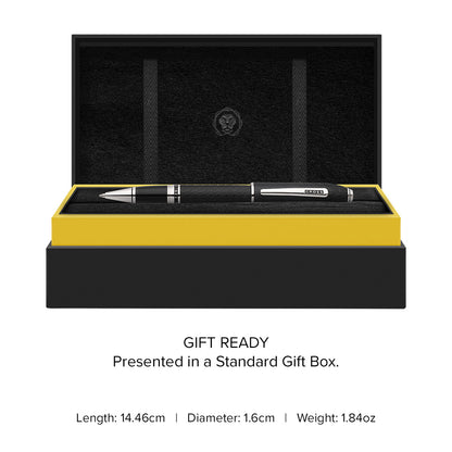 Peerless™ Citizen Tokyo Satin Black with Platinum-plated Appointments Selectip® Rollerball Pen