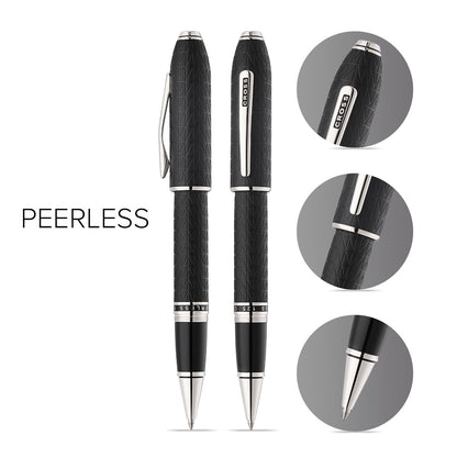 Peerless™ Citizen Tokyo Satin Black with Platinum-plated Appointments Selectip® Rollerball Pen