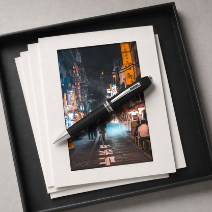 Peerless™ Citizen Tokyo Satin Black with Platinum-plated Appointments Ballpoint Pen