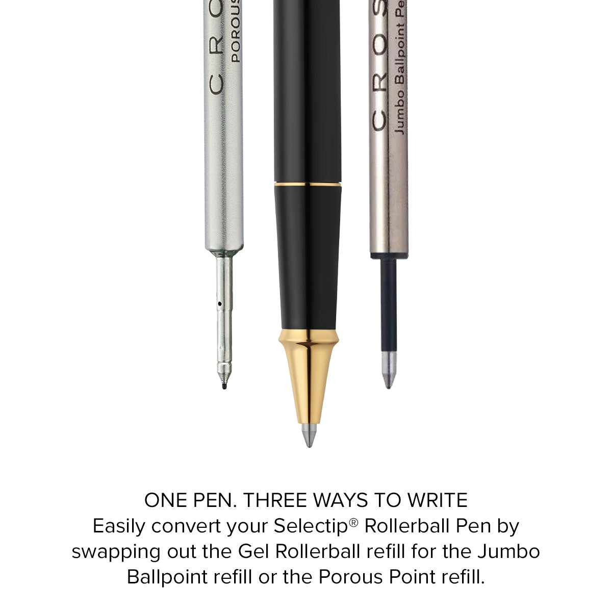 Townsend Classic Black Lacquer Rollerball Pen | Cross – A.T. Cross