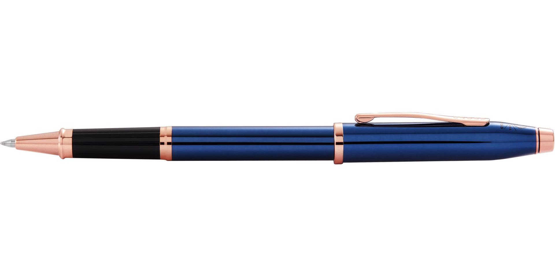 Century II Translucent Cobalt Blue Lacquer Rollerball Pen