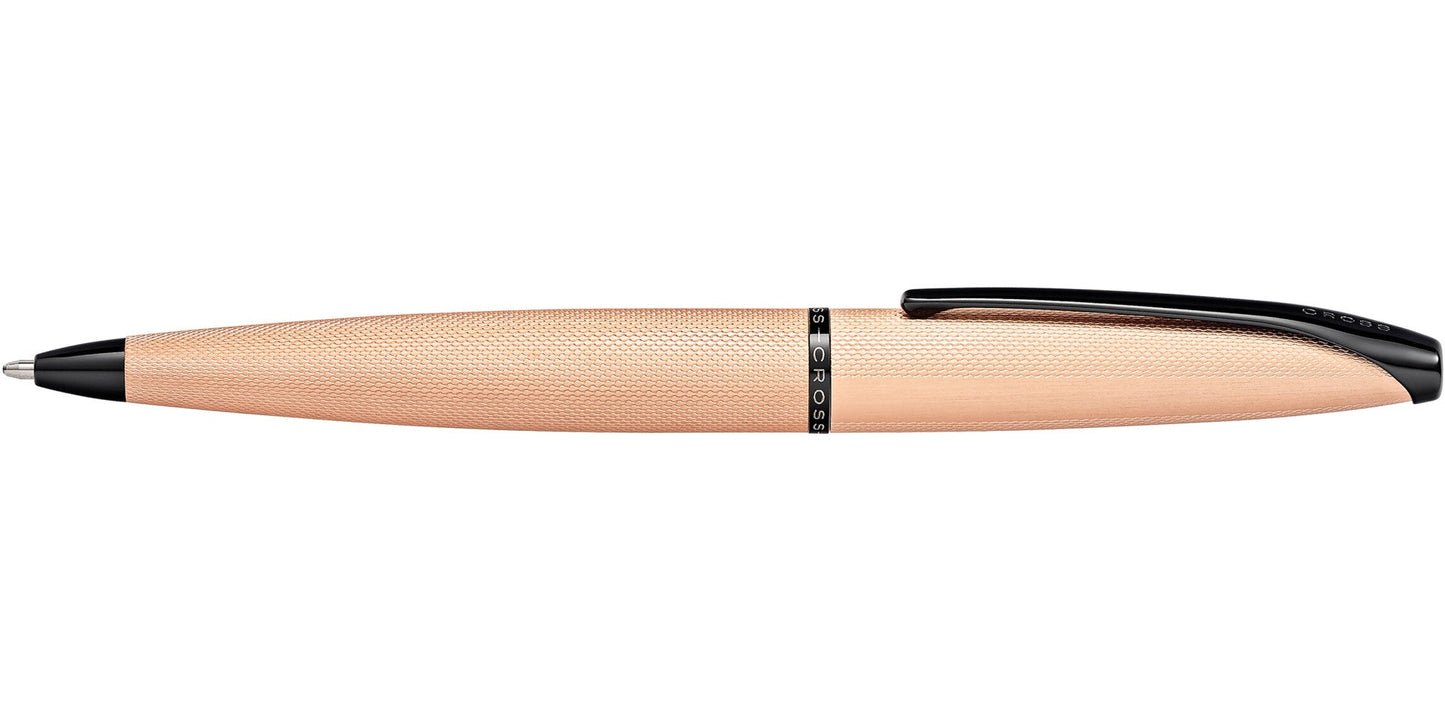 ATX Brushed Rose Gold Ballpoint Pen