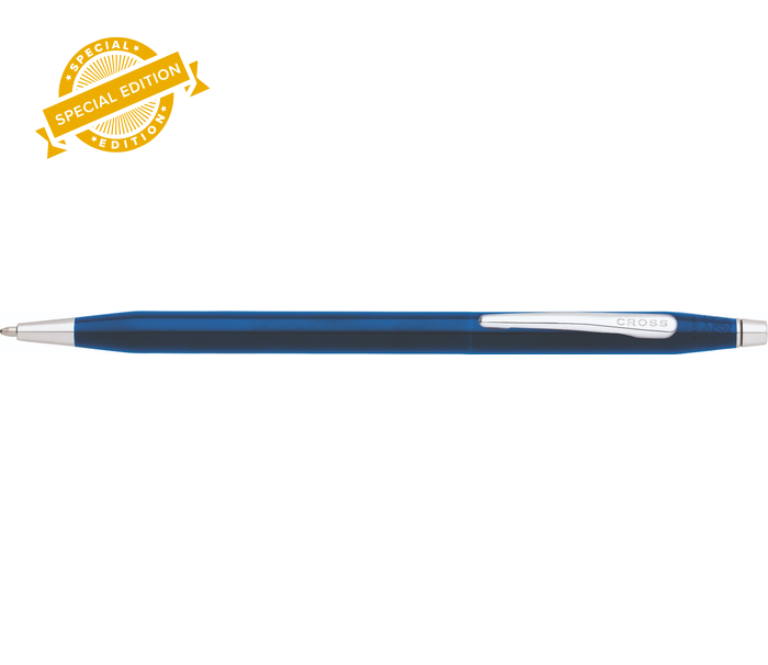 Classic Century Glossy Translucent Blue PVD Ballpoint Pen