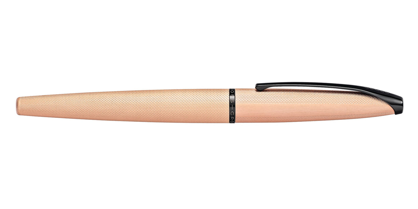 ATX Brushed Rose Gold Fountain Pen