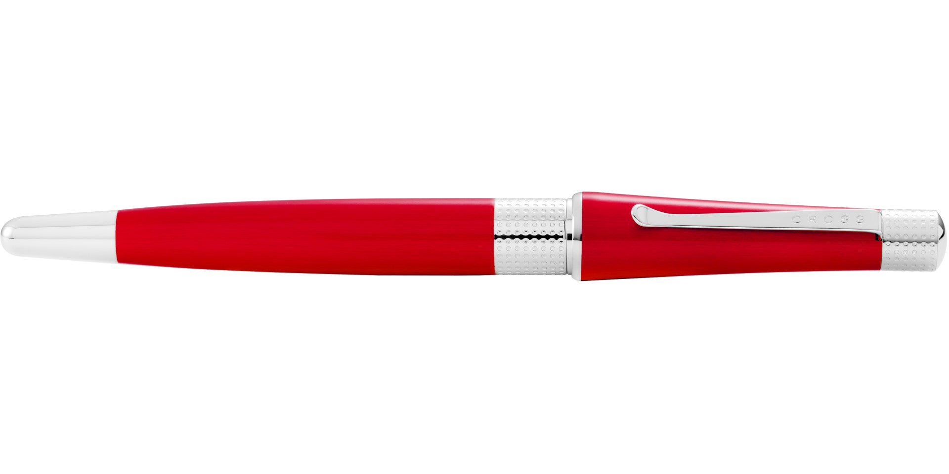 Beverly Translucent Red Lacquer Rollerball Pen