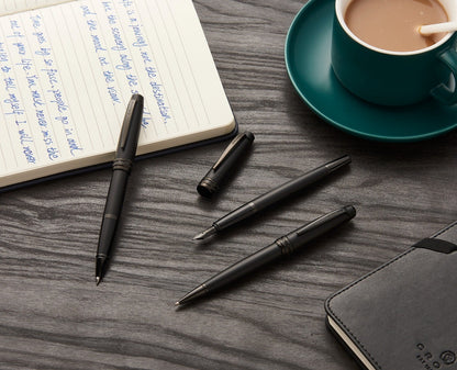 Bailey Matte Black Lacquer Fountain Pen