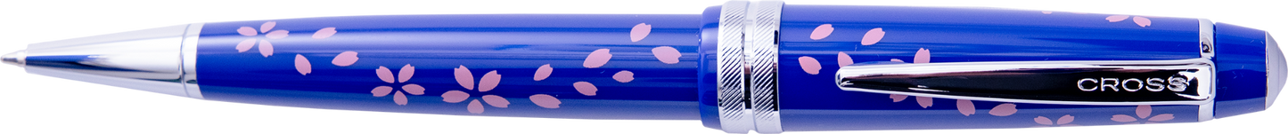 Bailey Light™ Cherry Blossom Glossy Blue Resin Ballpoint Pen