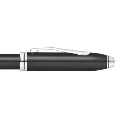 Townsend® Black Lacquer with Polished Chrome Ballpoint Pen
