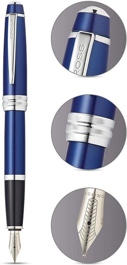 Bailey Blue Lacquer Fountain Pen