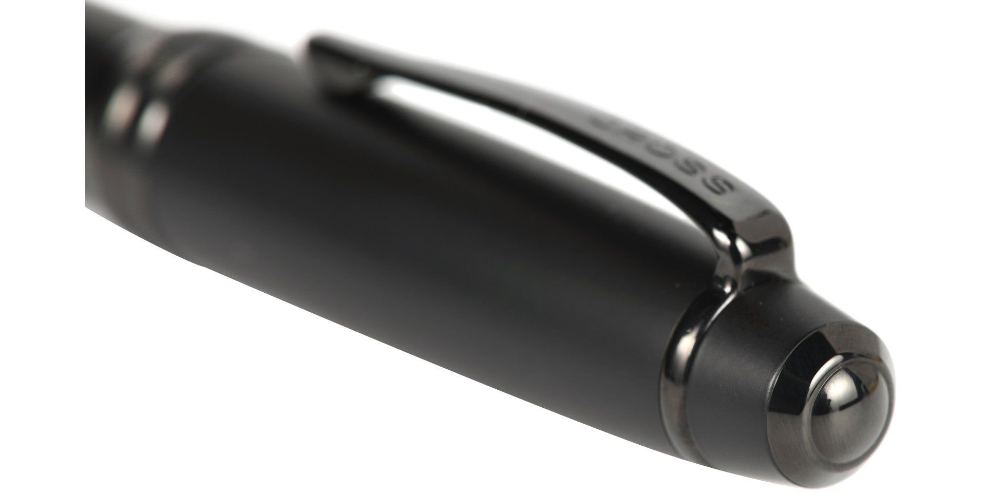 Bailey Matte Black Lacquer Fountain Pen