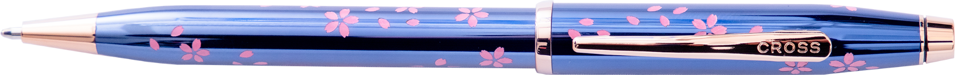 Century® II Cherry Blossom Translucent Blue Lacquer Ballpoint Pen