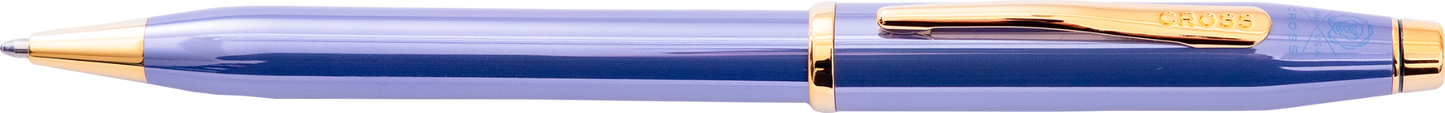 Cross Century® II Lavender Blue with 23KT Gold Plated Appointments Ballpoint Pen