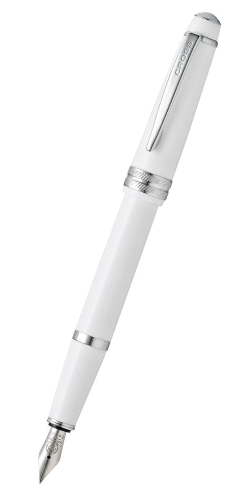 Cross Bailey Light Polished White Resin Fountain Pen