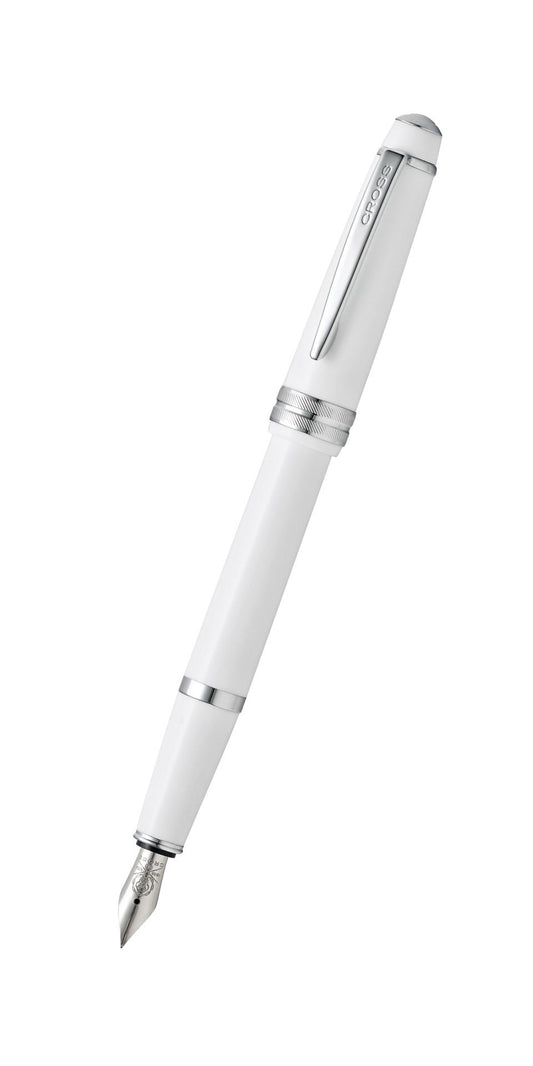 Cross Bailey Light Polished White Resin Fountain Pen