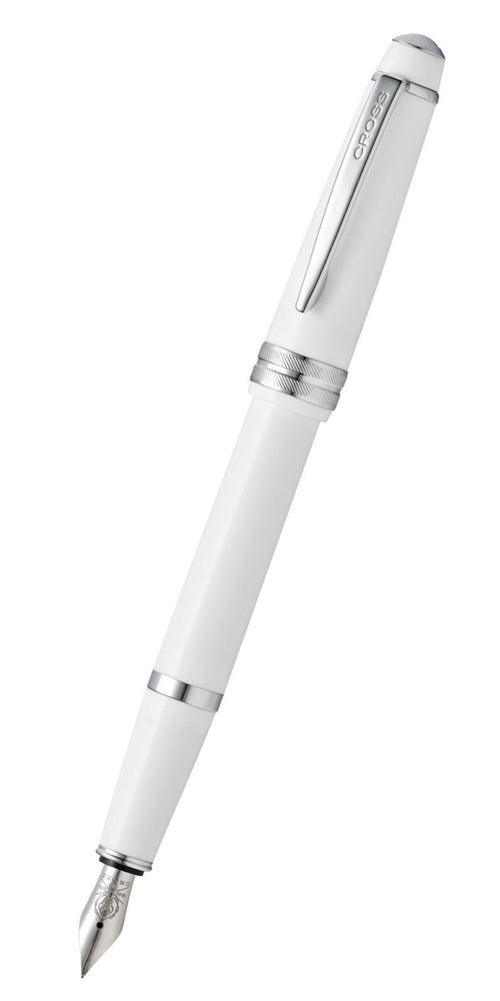 Cross Bailey Light Polished White Resin Fountain Pen